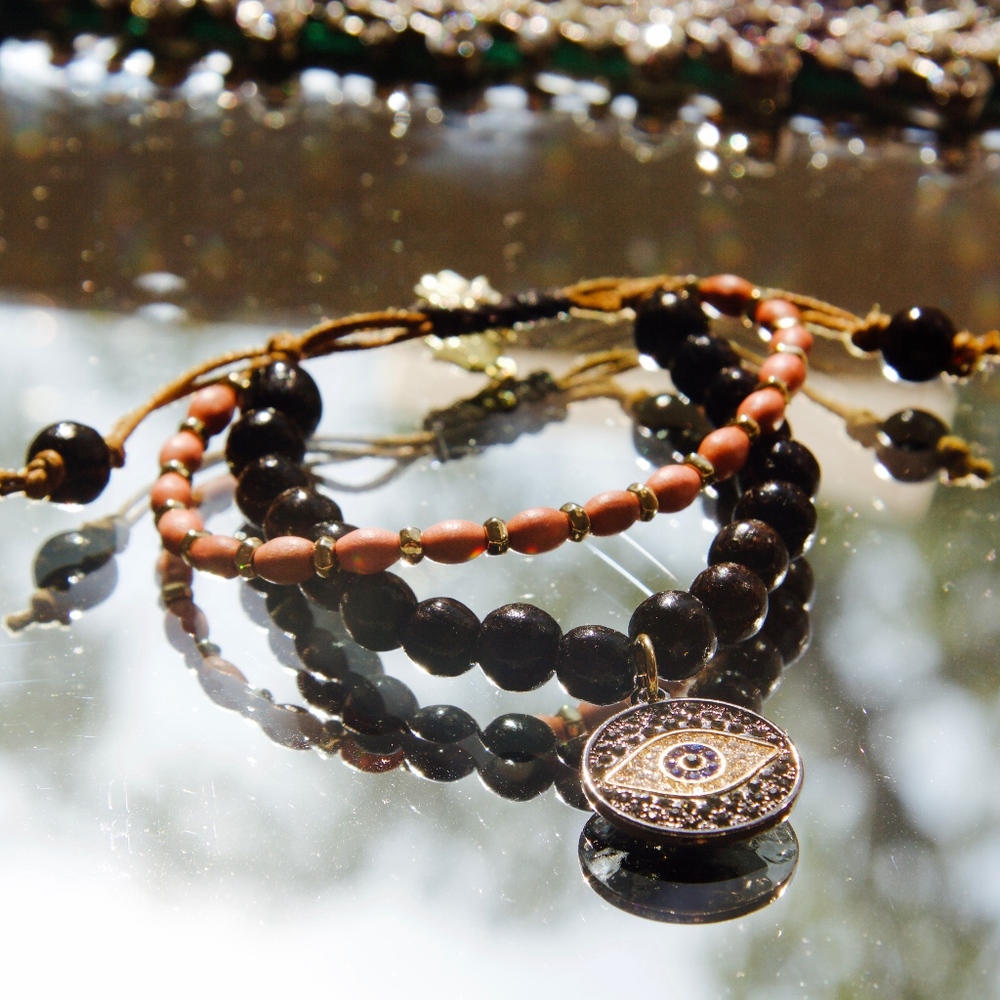 Evil eye Pave Bracelet.